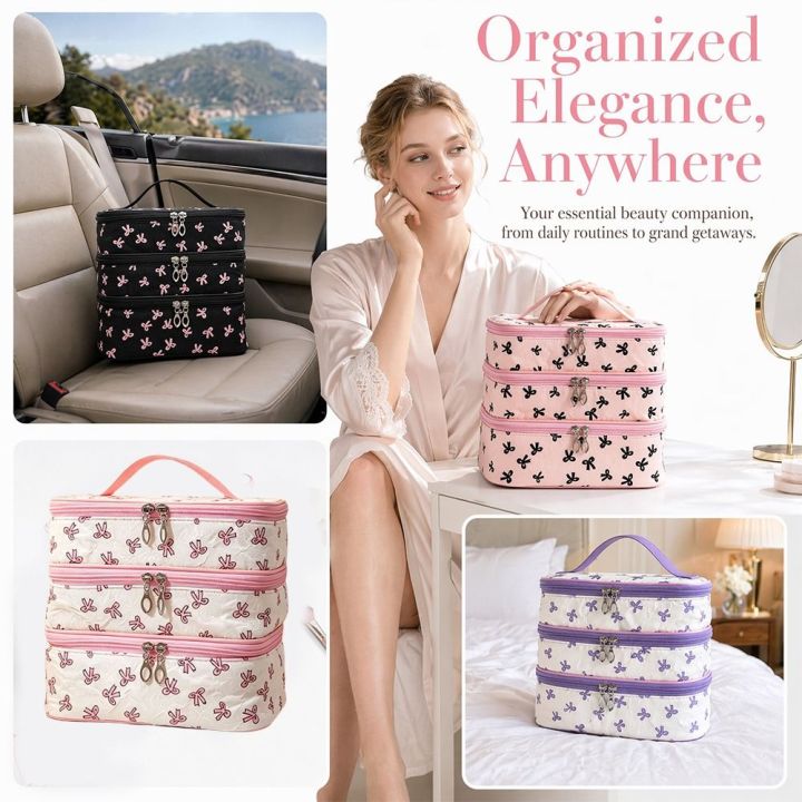 Portable%20Cute%20Three%20Layer%20Wash%20Bag%20Large%20Capacity%20Soft%20Wear-resistant%20Women%20Toiletries%20Bag%20Bow%20Print%20Three-Layer%20Cosmetic%20Organizer%20Bag%20Skincare%20Storage%20-%20Image%208