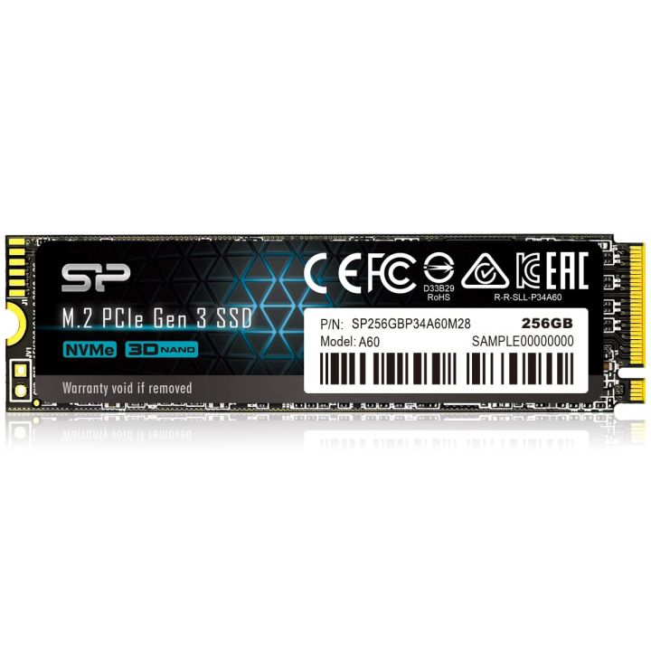 Silicon Power 256GB NVMe Internal SSD - Gen3 x4 PCIe , M.2