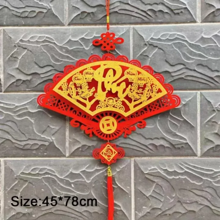 Good%20Luck%20Red%20Tet%20Pendant%20Flocked%20Cloth%20Lucky%20Spring%20Festival%20Hanging%20With%20Tassel%20Tet%20Wall%20Hanging%20Ornament%20Home%20Decor%20-%20Image%202