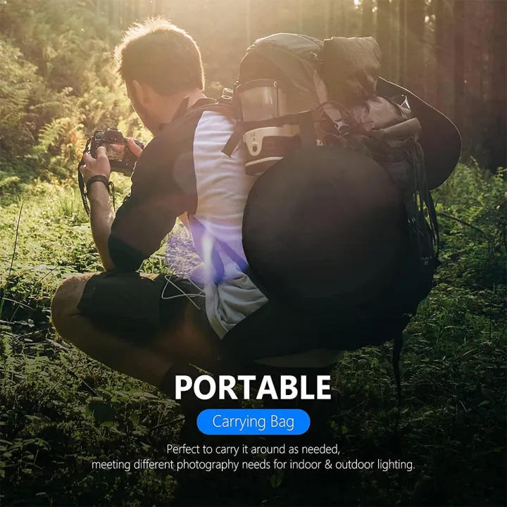 5-in-1%20Portable%20Round%2043",%20110cm%20Light%20Reflector%20Collapsible%20Multi-Disc%20With%20Bag%20For%20Studio%20Photography%20And%20Outdoor%20Lighting%20-%20Image%205