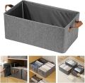 3 Pcs Open Foldable Steel Frame Storage Box For Clothes Wardrobe Organizer Living Box Storage Box. 