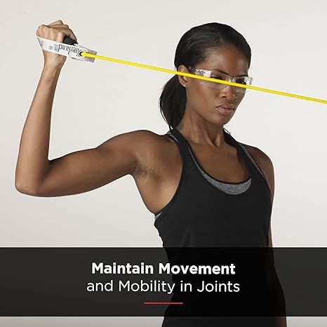 Theraband Yellow Professional Resistance Tubing With Soft Grip Handlesfor Strength Training