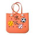 New Sports Series EVA Hole Bag Bogg DIY Personalized Soft Rubber Extra Large Ball Accessories Buckle. 