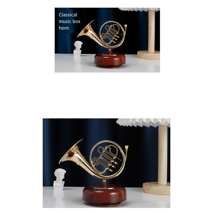 NAMUNY%20French%20Horn%20Classical%20Instruments%20Pipa%20Music%20Box%20Home%20Wine%20Cabinet%20Decorations%20Violin%20Guitar%20Octave%20Box%20Home%20Decoration%20-%20Image%207