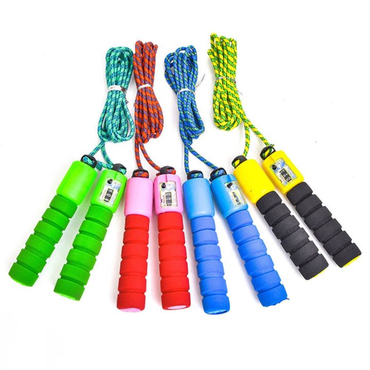 Adjustable Anti-Slip Skipping Rope with Counter