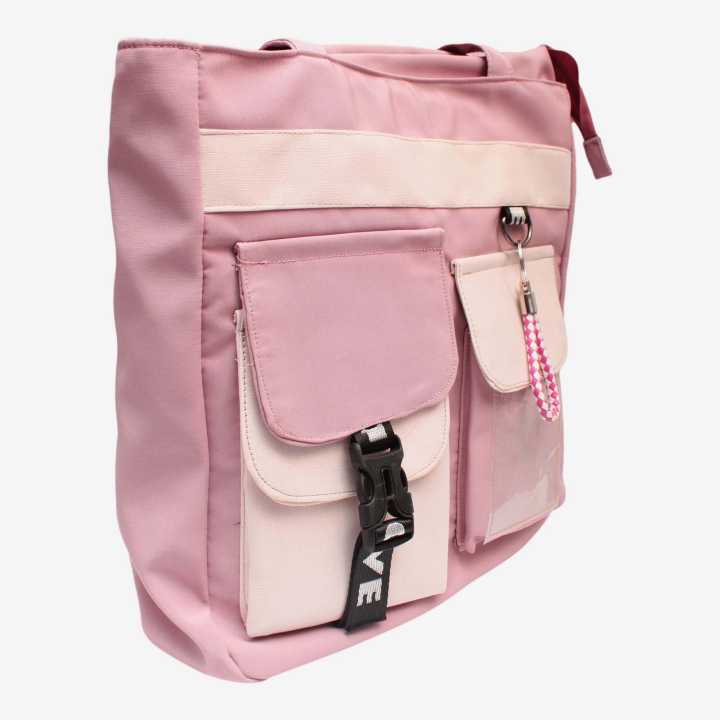 Pink%20Shopping%20Bag%20Eco-Friendly%20Cotton%20Tote%20Bag%20Women's%20Fashion%20Handbag%20Pink%20Color%20-%20Image%204