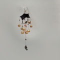 Wind Chime 8 Metal Bells Om Design Feng Shui Vastu / Wind Bell Hanging Decoration Good Luck / Gift Item. 