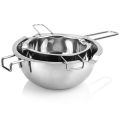 2 Pack Double Boiler Melting Pot with Silicone Spatula for Butter for Chocolate Candy Butter Cheese (400ML and 600 ML). 
