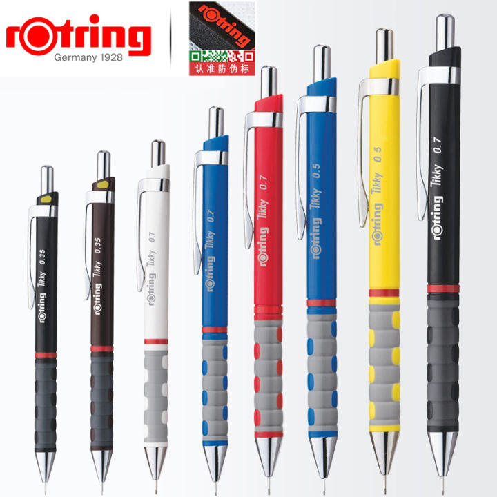 Vylon%201%20Rotring%20Tikky%20Mechanical%20Pencils%200.5/0.7mm%20Automatic%20Press%20Pencil%20Lightweight%20Plastic%20Body%20Triangular%20Barrel%20Hi-polymer%20Leads%20-%20Image%202