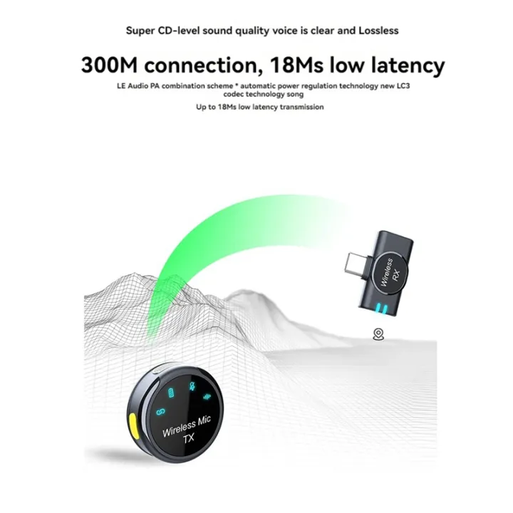 JAERBEE%20Magnetic%20Wireless%20Lavalier%20Microphone%20Audio%20Video%20Recording%20Microphone%20Noise%20Reduction%20with%20Charging%20Case%20for%20Ios%20-%20Image%204