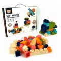 Soft Building Blocks for Toddlers 1-3 3-5 Educational Sensory Block Set Stacking Toys for 1+ 2 3 4 5 Year Olds. 