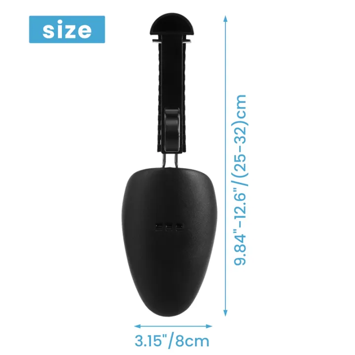 ARELENE%205%20Pairs%20Practical%20Plastic%20Adjustable%20Length%20Men%20Shoe%20Tree%20Stretcher%20Boot%20Holder%20Organizers%20(5%20Pairs%20Black)%20-%20Image%203