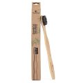 Bamboo Toothbrush with Charcoal Activated Bristles. 