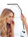 1pcs 4 sides foldable DIY beauty portable small back of head 360 degree handheld makeup mirror with. 