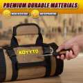 Premium Roll Up Bag,Heavy Duty Small Tool Bag Storage with W/Detachable Pouches,Waterproof Oxford Cloth,Gifts. 
