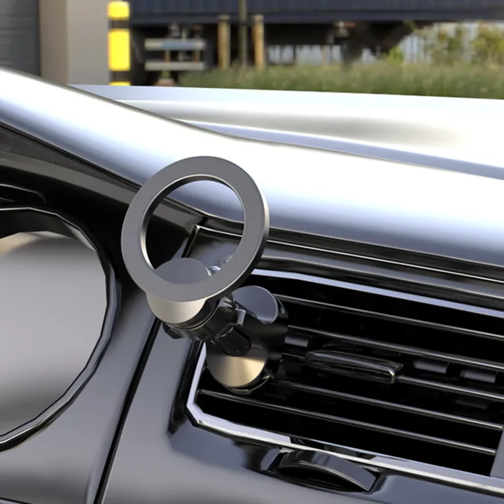 Car%20Phone%20Holder%20Magnetic%20360%20Degree%20Rotatable%20Adjustable%20Angle%20Space-saving%20Stable%20Navigation%20Universal%20Round%20Air%20Outlet%20Mobile%20Phone%20Mount%20Stand%20Auto%20Accessories%20-%20Image%204
