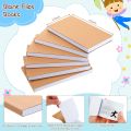 Blank Flipbook for Animation, Sketching, and Cartoon Creation, 4" x 5.55'' Animation Flip Book Mini Sketch Pad for Kids, 120 Pages (60 Sheets). 