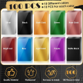 Metal Business Card Colorful Aluminum Sheet Laser Engraving Business Card Multipurpose Engraving DIY Gift Cards. 