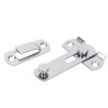 JAERBEE 3X Hasp Latch METAL Hasp Latch Lock Sliding Door Lock for Window Cabinet Fitting. 