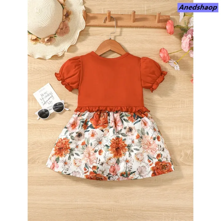 NEW%20Anedshaop%20Special%20Clothes%20for%20Kids%20Girl%201-6%20Years%202PCS%20Set%20Sling%20Floral%20Dress%20Solid%20Short%20Sleeves%20Overcoat%20Costume%20Summer%20Dress%20Girl%20Outfit%20-%20Image%206