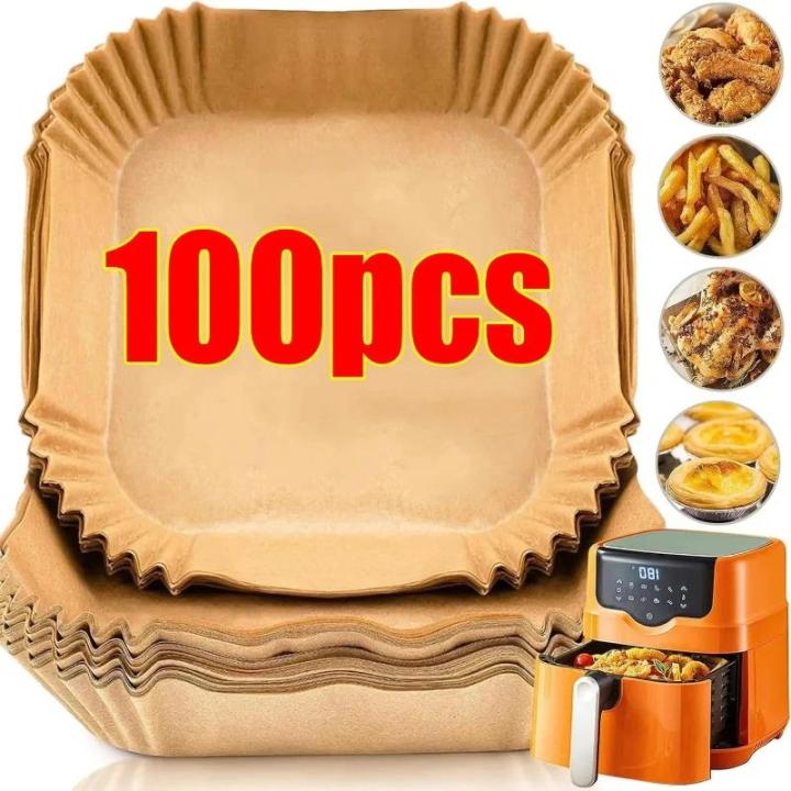 Cook Paper Air Fryer Paper Accessories Airfryer Baking Paper Disposable Liners,Non ...