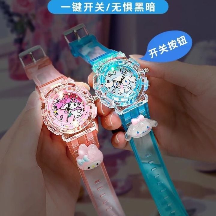 Sanrio%20Children's%20Watch%20Toy%20Girl%20Kindergarten%20Girl%20Glowing%20Cartoon%20Electronic%20Small%20Watch%203%20Years%20Old%20%5BTop-notch%20quality%5D%20-%20Image%203