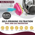Full Face Gas Mask 6800 Reusable Respirator Mask -with 60926 Air Filter for Organic Vapor, Dust, Paint, Formaldehyde. 