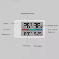 Intelligent Thermometer Hygrometer Meter Multi Function Clock Digital Display Weather Station Sensor for Home. 