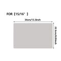 Computer Care Microfiber Cleaning Cloth Soft Dustproof Keyboard Cover Lightweight Reusable Laptop Screen Cleaner for MacBook Pro 13/14/15/16 Inch Office Use. 