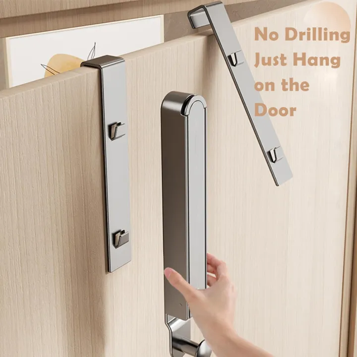 (GGBR)%20Folding%20Clothes%20Drying%20Rack,%20Door%20Hook%20Clothes%20Hanger,%20No%20Need%20to%20Hit%20the%20Clothes%20Hanger,%20Portable%20&%20Foldable%20Black%20-%20Image%207