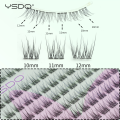 DIY Eyelash Extension Kit 10/14 Rows Natural Segmented Individual Lashes Cluster Lash Bond and Seal Eyelashes Glue and Tweezers. 