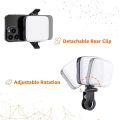 LED Video Light Camera Light Laptop Light for Zoom Meeting Photography Lighting 100 LED Beads with Clip Dimmable and Rechargeable for Camera Selfie Stick Tripod Laptop Cellphone Order Me. 