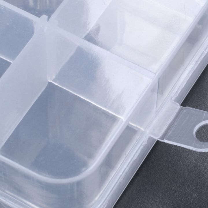 fasdaga%204Pcs%2010-Slot%20Portable%20Plastic%20Resistors%20Electronic%20Component%20Case%20Box%20-%20Image%208