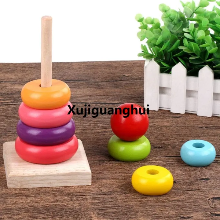 Xujiguanghui%20Melissa%20Doug%20Rainbow%20Stacker%20Wooden%20Ring%20Educational%20Toy%20-%20Wooden%20Rainbow%20Stacking%20Rings%20Baby%20Toy,%20Stacker%20Toys%20For%20Infants%20And%20Toddlers%20/colour%20and%20size%20recoginition%20-%20Image%204