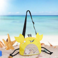 Clothes Mesh bag Kids Toys Sundries Crab shape Beach Storage Children sand away for Outdoor Beach activity Children's  storage Travel Picnic. 