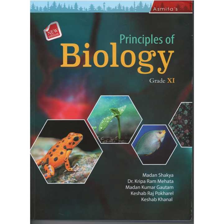 Principles Of Biology Textbook For Class 11 Asmita Publication  New Syllabus 2077