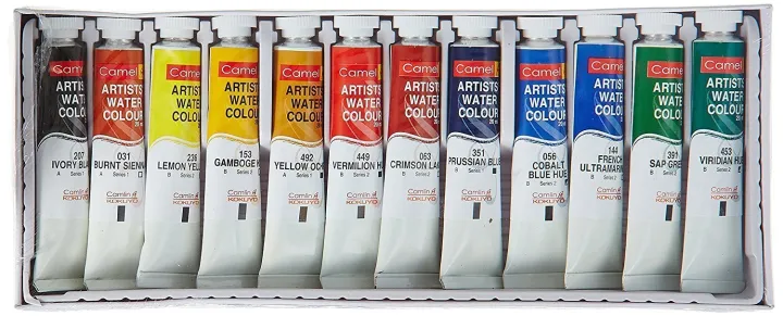 Camel%20Artist's%20Watercolor%20Set,%2012%20Shades,%2020ml%20Each%20-%20Image%203