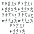 Oufeiton Soldier Model Kit Fighting Scene Soldier People Military Model Children Toys. 