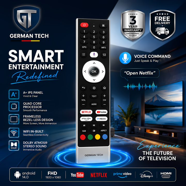 German%20Tech%2043%20Inch%20Smart%20TV%20(GT43BT109FHD)%20Voice%20Command%20%7C%20Latest%20Android%2014%20%7C%20German%20Technology%20%7C%20A+%20Grade%20IPS%20Panel%20-%20Bezel-less%20Frameless%20Design%20%7C%2024W%20Monster%20Sound%20-%20HD%201920X1080%20%7C%203%20Years%20Warranty%20%7C%2043inch%20Smart%20Android%20Television%20%7C%20Nova%20Hub%20-%20Image%202