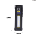 WeihonghunfeiSSD 1Pcs Power Mobile High Power Light Work Flashlight COB Mini Hot Selling Multifunctional Portable Rechargeable Strong Magnet LED Flashlight Strip Fashion. 