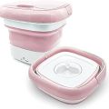 Portable Mini Washing Machine Lightweight Collapsible Bucket Rechargeable. 
