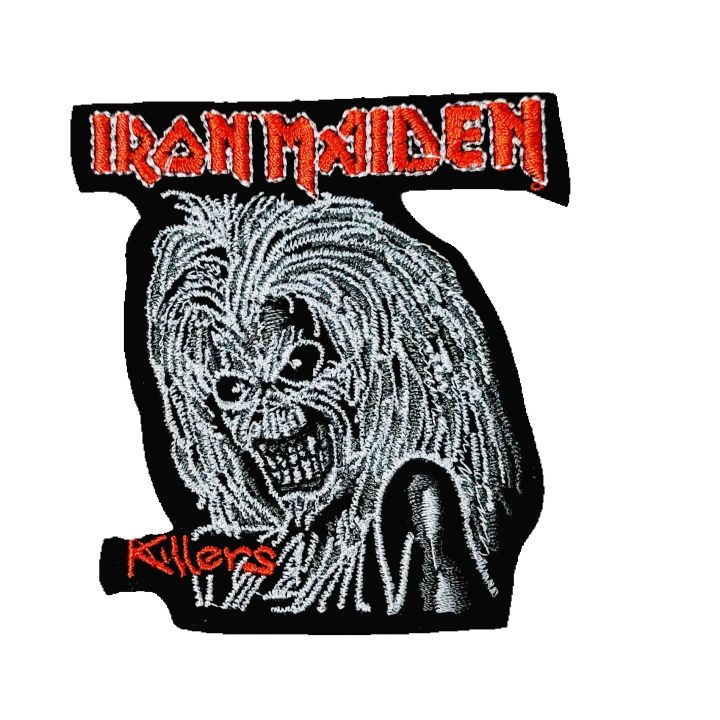 VaryGood Iron On Patch Sticker For Iron Maiden Music Lovers Embroidered 3M Patches For Men