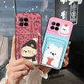 TPU Full wrap Phone Case For TCL T-Mobile Revvl7 Pro/T Phone 2Pro 5G Anti-dust Cartoon Cover Cute Card bag Card sleeve. 