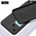 Biruiqu For VIVO V30 Case Liquid Silicone Soft Gel Rubber Shockproof Cover. 