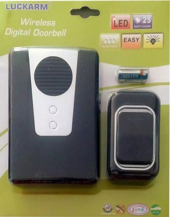 Door bell Wireless Remote Control, Waterproof Door Bells Digital With Wireless Remote Control Technology ,Assorted Color