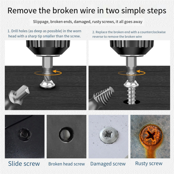 13Pcs%20Broken%20Wire%20Extractor%20Multifunctional%20Screw%20Extractor%20Take%20Broken%20Wire%20Word%20Plum%20Hexagon%20Screwdriver%20Easy%20Install%20-%20Image%205