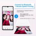 Huawei Portable Photo Printer, Ar Printer 300Dpi Cv80 Portable Photo Mini Pocket With Diy Share 500Mah Bluetooth 4.1 Picture Printer Pocket Printer. 