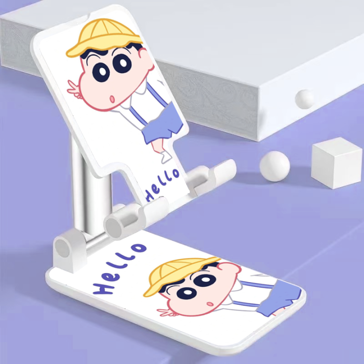 Crayon%20Shinchan%20Desktop%20Mobile%20Phone%20Stand%20Suitable%20For%20IPhone%20IPad%20Cartoon%20Cute%20Lift%20Stand%20Multi-function%20Folding%20Stand%20-%20Image%203