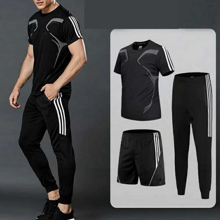 Set%20Of%203%20Men'S%20Summer%20Fashionable%20Tracksuits%20Set%20Of%20Trouser,%20T-Shirt,%20And%20Halfpant%20%7C%20Fashion%20%7C%20Dresses%20For%20Men%20-%20Image%203