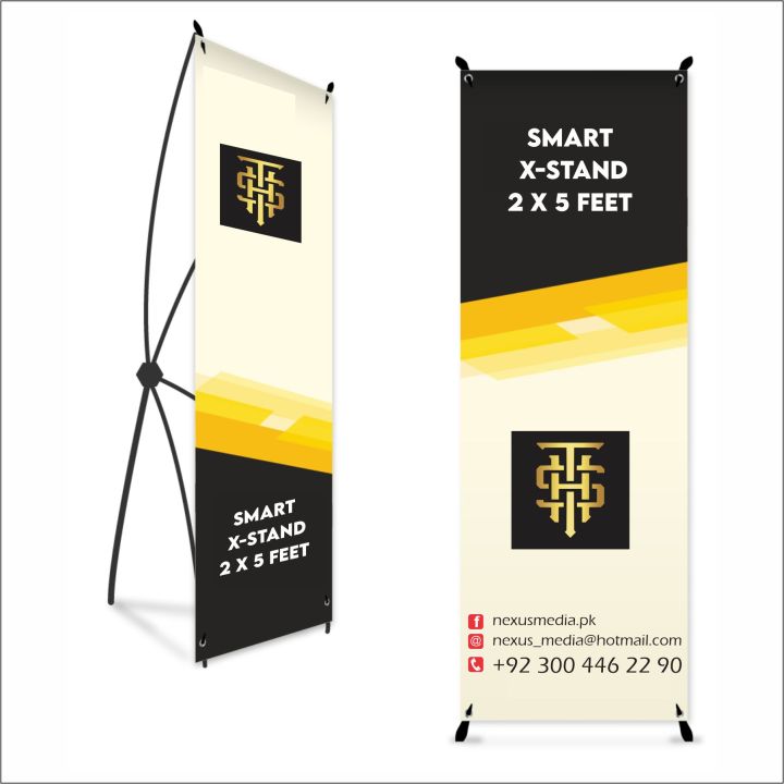 Bizzy%20X%20stand%20banner%20Flex%20Standee%20-%20Display%20Stand%202x5%20feet%20for%20Marketing%20Promotions%20-%20Flex%20Standee%20-%20X%20Display%20Stand%20without%20PanaFlex%20-%20Image%202